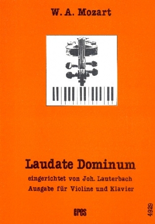 Laudate Dominum fr Violine und Klavier