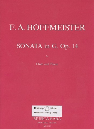 Sonate G-Dur op.14 fr Flte und Klavier