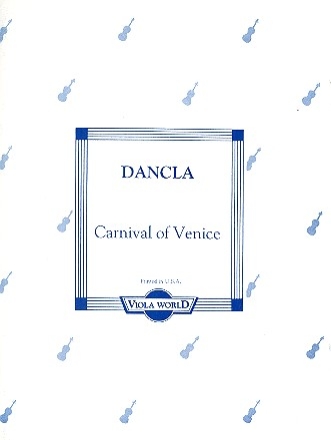 Carnival of Venice for viola and piano