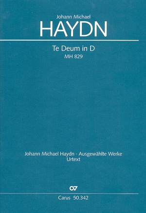 Te Deum D-Dur fr gem Chor, Orchester und Orgel Partitur