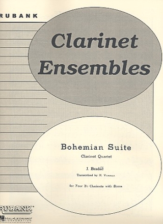 BOHEMIAN SUITE FOR 4 CLARINETS PARTITUR+STIMMEN VOXMAN, H., BEARB.