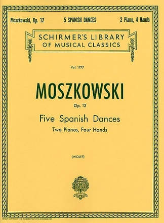 5 Spanish Dances op.12 for 2 pianos 4 hands