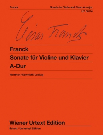 Sonate A-Dur fr Violine und Klavier