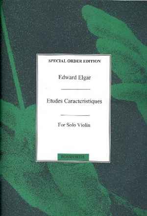 tudes caracteristiques op.24 for solo violin Verlagskopie