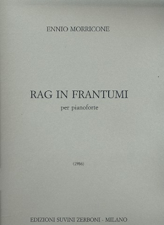 Rag in frantumi  per pianoforte