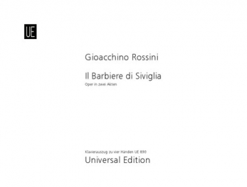 Il barbiere di Siviglia Klavierauszug des Orchesterparts zu 4 Hnden (ohne gesangsstimmen)