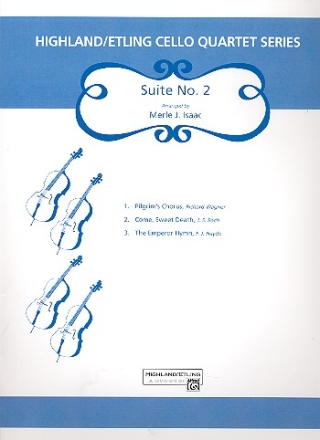 SUITE NO.2 FOR 4 CELLOS SCORE+PARTS ISAAC, MERLE J., ARR.