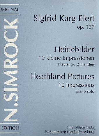 Heidebilder op.127 - 10 kleine Impressionen fr Klavier