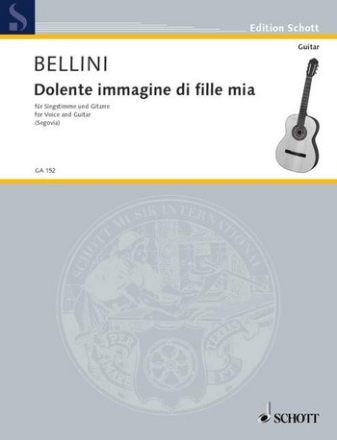 Dolente immagine di fille mia fr Gesang und Gitarre