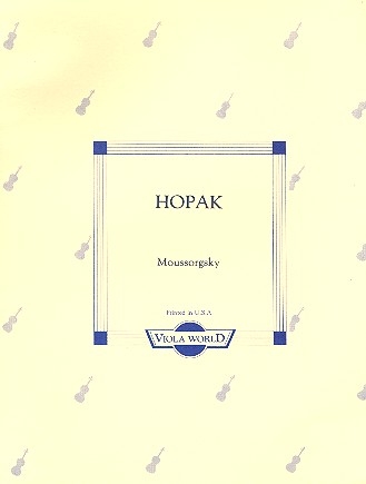 Hopak for viola and piano