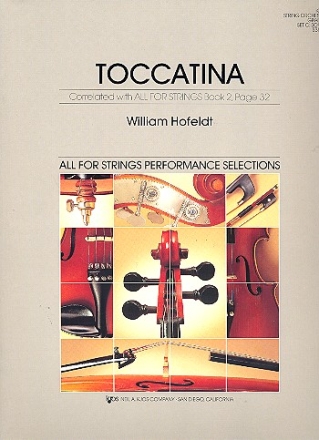 Toccatina  for string orchestra score and parts ((8-8-5)-5-5-5, piano opt.)