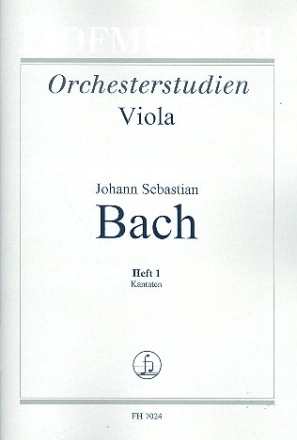 Orchesterstudien fr Viola Band 1 Kantaten