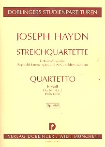 Streichquartett h-Moll op.64,2 Hob.III:68,  Studienpartitur