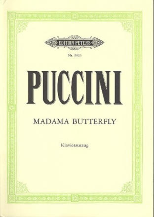 Madama Butterfly  Klavierauszug (it/dt)