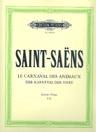 Le carneval des animaux fr 2 Klaviere Klavier 1 und 2