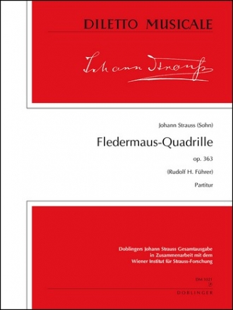 Fledermaus-Quadrille op.363 fr Orchester Partitur