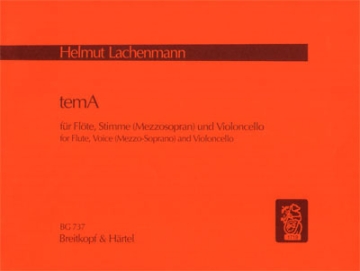 Tema fr Flte, Mezzosopran und Violoncello Spielpartitur