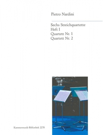 6 Streichquartette Band 1 (Nr.1-2) fr 2 Violinen, Viola und Violoncello Stimmen