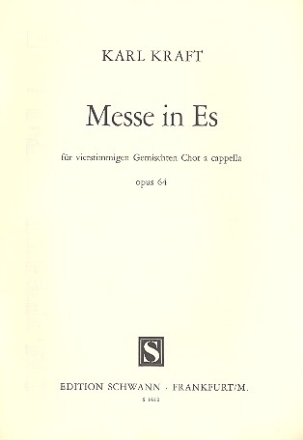 Messe Es-Dur op.64 fr gem Chor a cappella Partitur