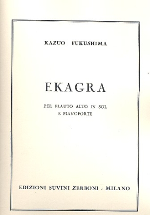 Ekagra per flauto solo in sol e pianoforte