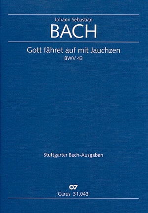 Gott fhret auf mit Jauchzen Kantate Nr.43 BWV43 Partitur (dt/en)