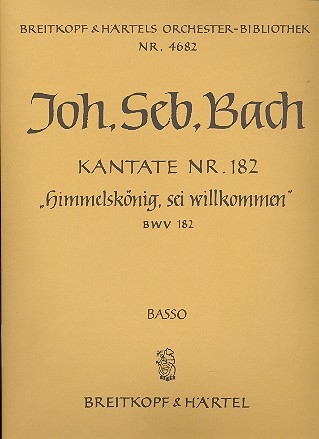 Himmelsknig sei willkommen Kantate Nr.182 BWV182 Violoncello / Kontrabass