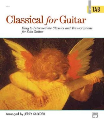 Classical for guitar book for guitar with tablature