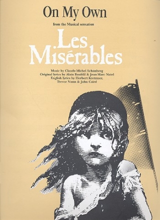 On my own: Einzelausgabe piano/vocal/guitar Les Miserables
