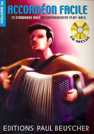 Accordeon facile vol.2 (+CD) 15 standards for accordeon