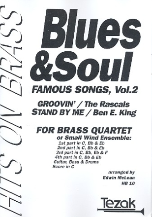 Famous Blues and Soul Songs vol.2 fr Blechblasquartett