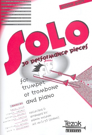 30 Performance Pieces for trumpet (trombone) and piano piano part