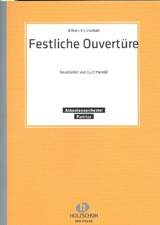 Festliche Ouvertre fr Akkordeonorchester Partitur