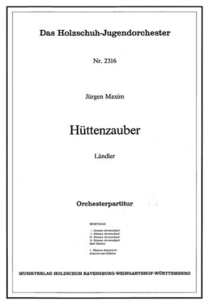 Httenzauber Lndler fr Akkordeonorchester Partitur