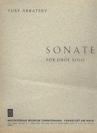 Sonate fr Oboe solo
