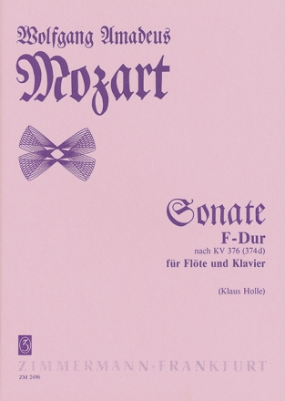 Sonate F-Dur KV376 fr Flte und Klavier