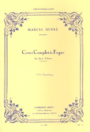 Cours complet de fugue en 2 vols. vol.1