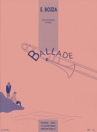 Ballade op.62 pour trombone et orchestre pour trombone et piano