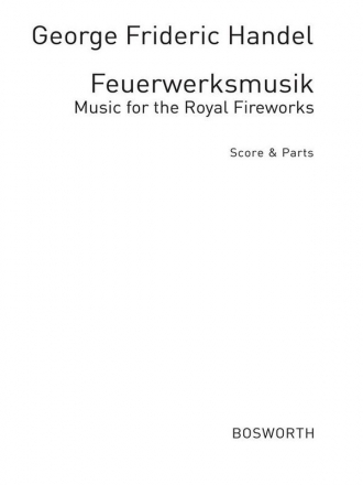 Feuerwerksmusik Ouverture und Allegro fr Blockfltengruppen und Schlagwerk,    Partitur und Stimmen