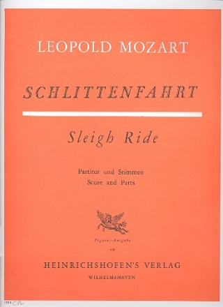 Schlittenfahrt fr Streicher, Trompete und Schlagwerk Partitur und Stimmen