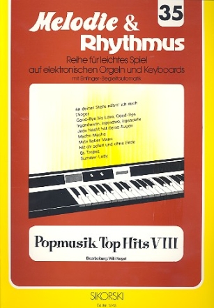 Popmusik Top Hits 8: fr E-Orgel / Keyboard