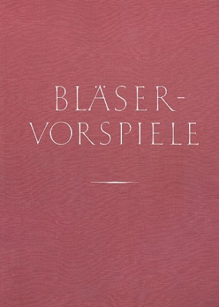 Blser-Vorspiele zu 89 Melodien des EG