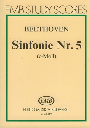 Sinfonie c-Moll Nr.5 op.67 fr Orchester Studienpartitur