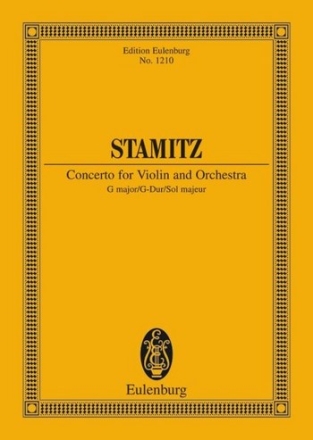 Concerto g-major for violin and orchestra pocket score