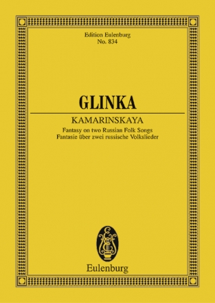 Kamarinskaja - Fantasy on two russian folk songs fr Orchester pocket score