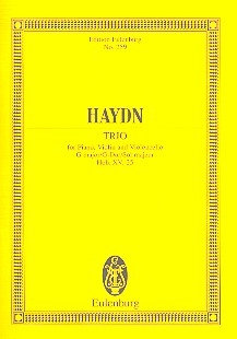 Klaviertrio G-Dur Hob.XV:25 Studienpartitur nur digital verfgbar