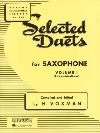 Selected Duets vol.1  for saxophones