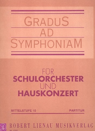 Salzburger Nachtmusik fr Streichorchester Partitur