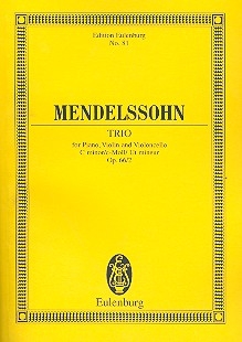 Klaviertrio c-Moll op.66,2 Studienpartitur 