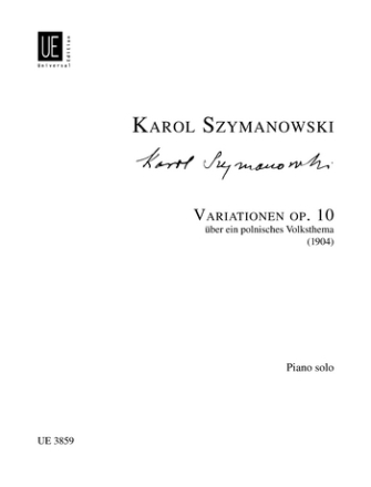 Variationen ber ein polnisches Thema op.10 fr Klavier