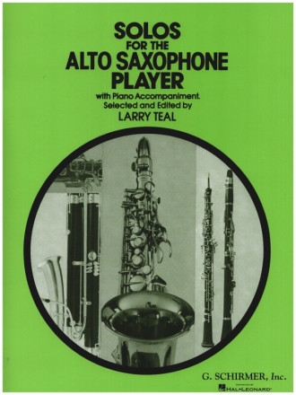 Solos for the alto saxophone player fr Altsaxophon und Klavier